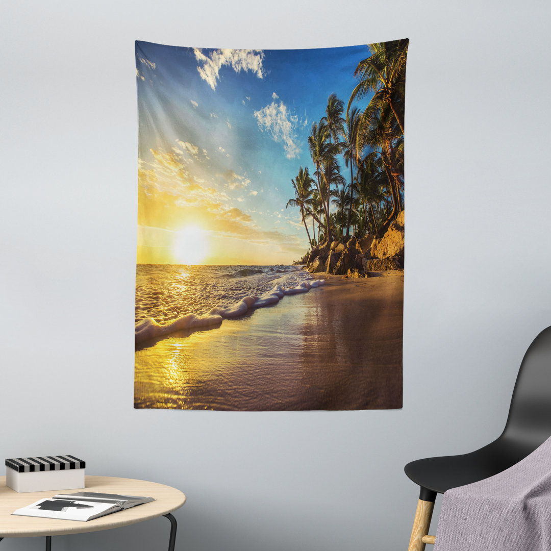 Wandbild Exotischer Strand Sonnenuntergang