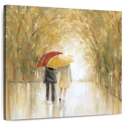 Hardie Walking In The Rain Couple