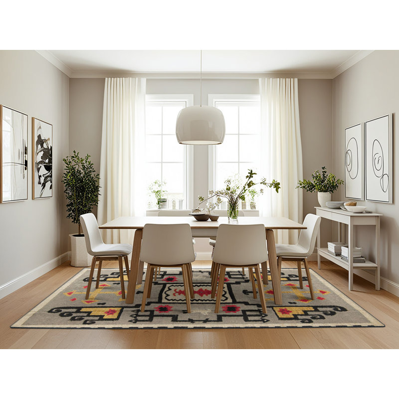 Tapis abstrait et moderne 5131, Rectangle 7 pi x 10 pi