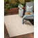 Sadowski Polypropylene Beige/White Indoor/Outdoor Rug