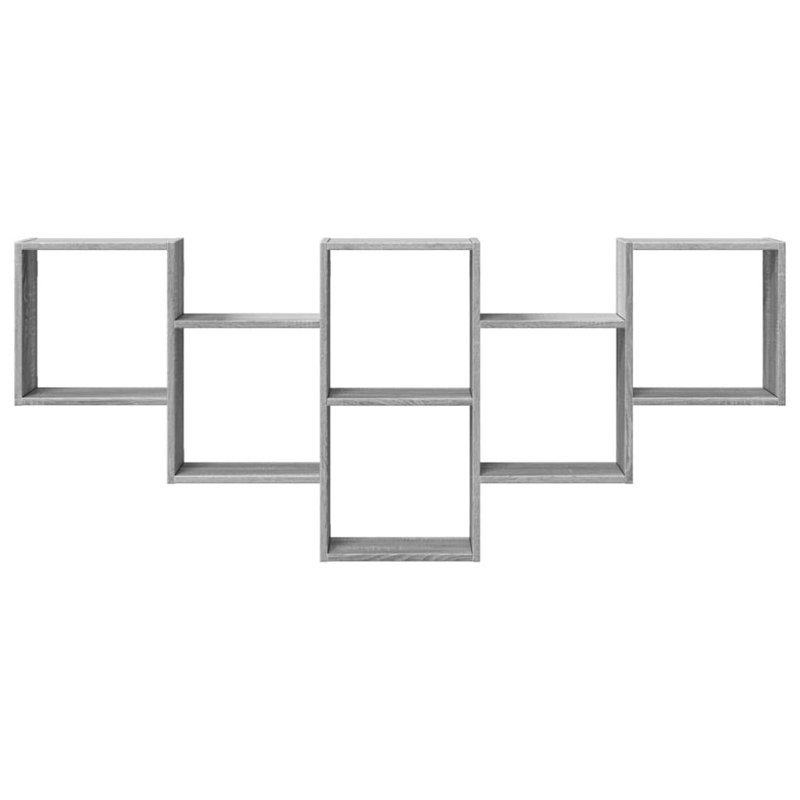 Ricchetti Floating Shelf, Grey Sonoma