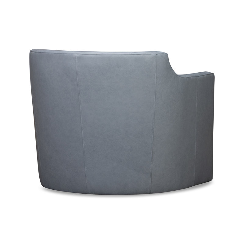 Marietta Upholstered Swivel Armchair, Rangers Adriatic Blue
