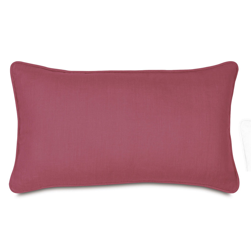Resort Linen Program Linen Lumbar Pillow Cover & Insert, Bloom