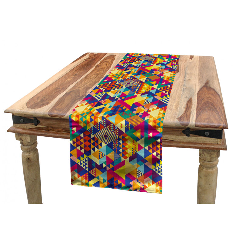Colorful Table Runner, 72" x 16"