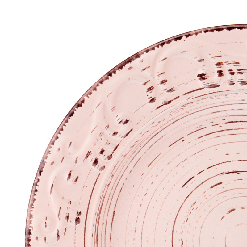 Service de table 12 pièces, service pour 4 Trellis Pink