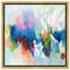 «Wild Jungle Map Abstract Pastel Strokes Modern», peinture sur cadre flottant-73342227-73342228