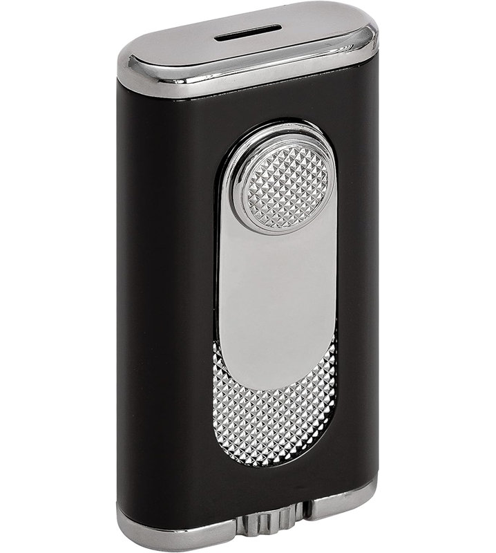 Xikar Verano Flat Flame Cigar Lighter, Black