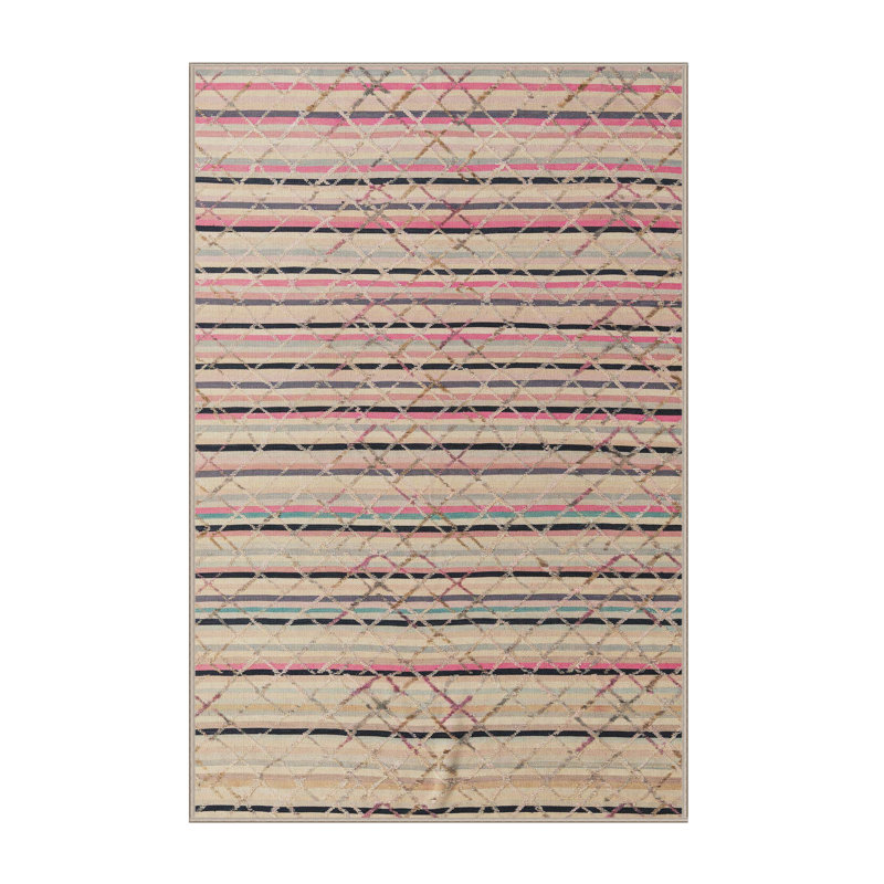 Abstract Indoor Rug, Rectangle 6' x 9'