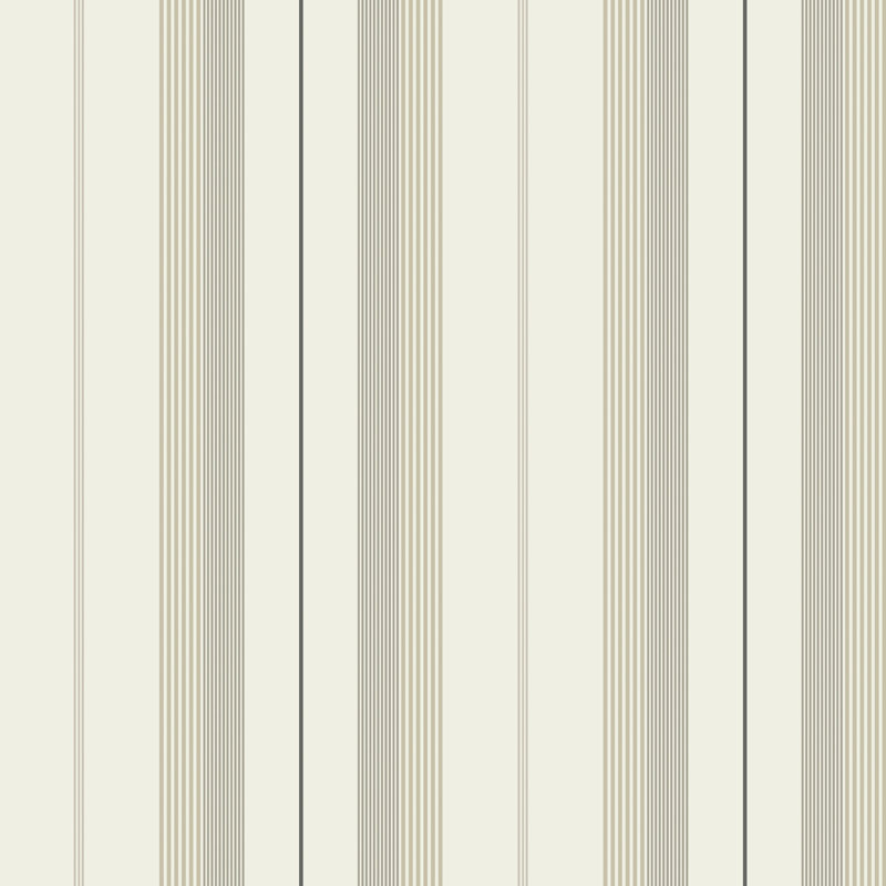 Papier peint à rayures neutre Herrgård, Beige