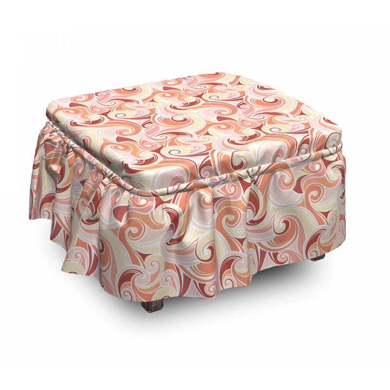 Housse pour repose-pieds tourbillons