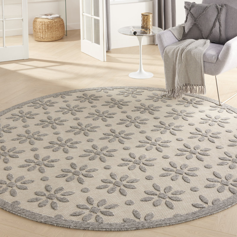Tapis crème Therese, Rond 7 pi 10 po