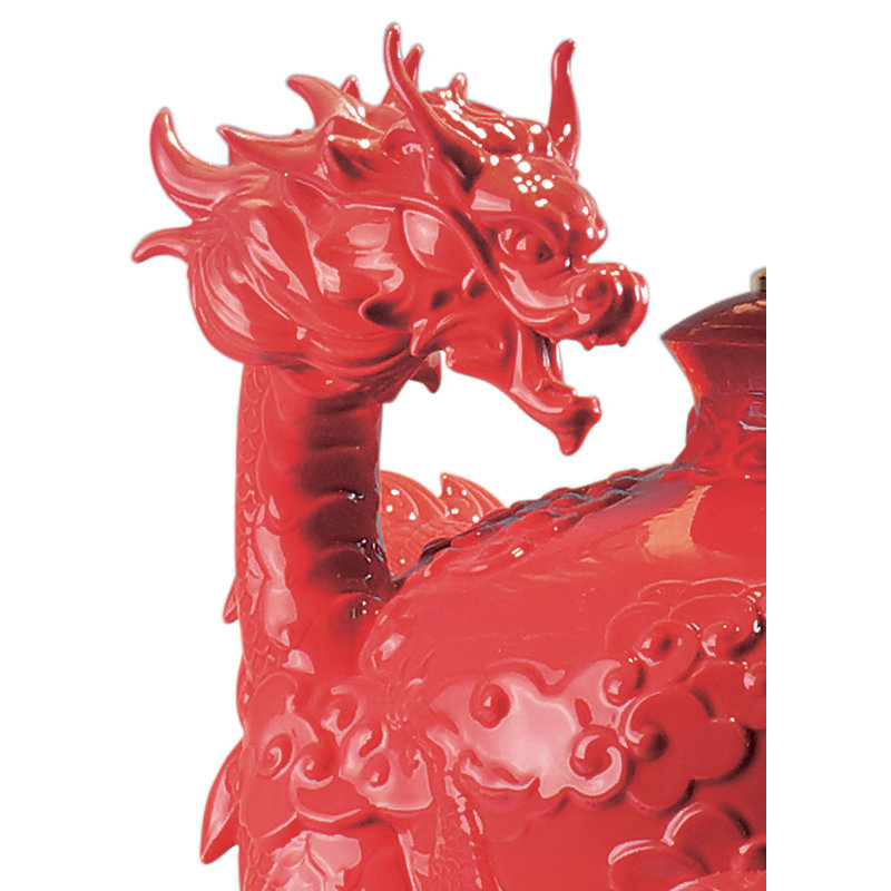 27.17" Red Table Lamp
