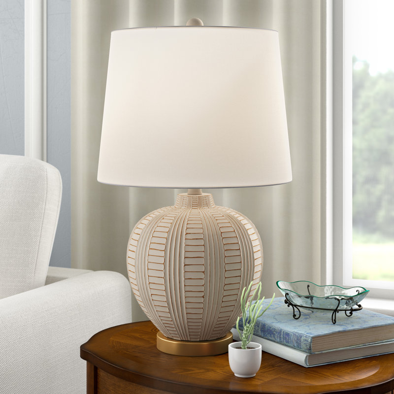 Crowl Resin USB Table Lamp