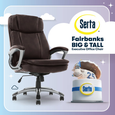 Fauteuil de bureau et de jeu Serta Fairbanks