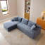 Canapé modulaire 105 po, canapé modulaire Cloud avec assise profonde, canapé modulaire moderne en L avec méridienne, fauteuils rembourrés-790442326