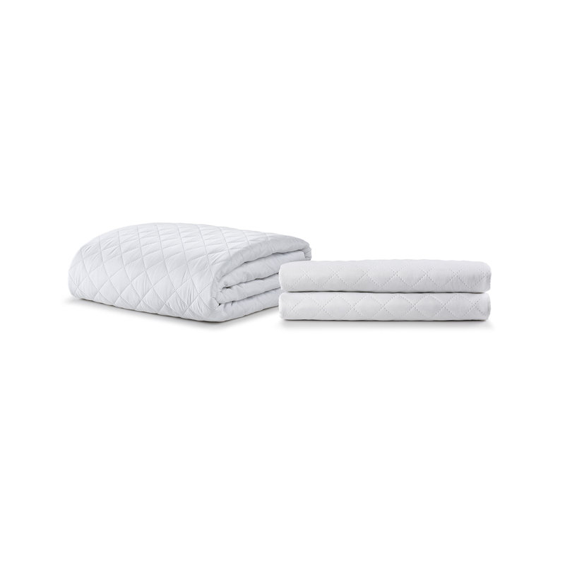 Waterproof Mattress Pads and Pillow Protector Bundle, King Duvet Cover + 2 King Shams