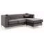 Canapé Delray (3 boîtes), gris-1936984607