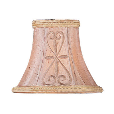 Morello 4'' H Silk Bell Candelabra Shade