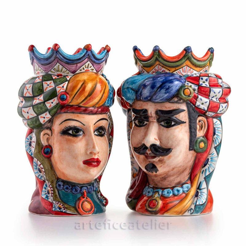 Chaelynn Handmade Ceramic Table Vase, 25cm H x 16cm W x 16cm D