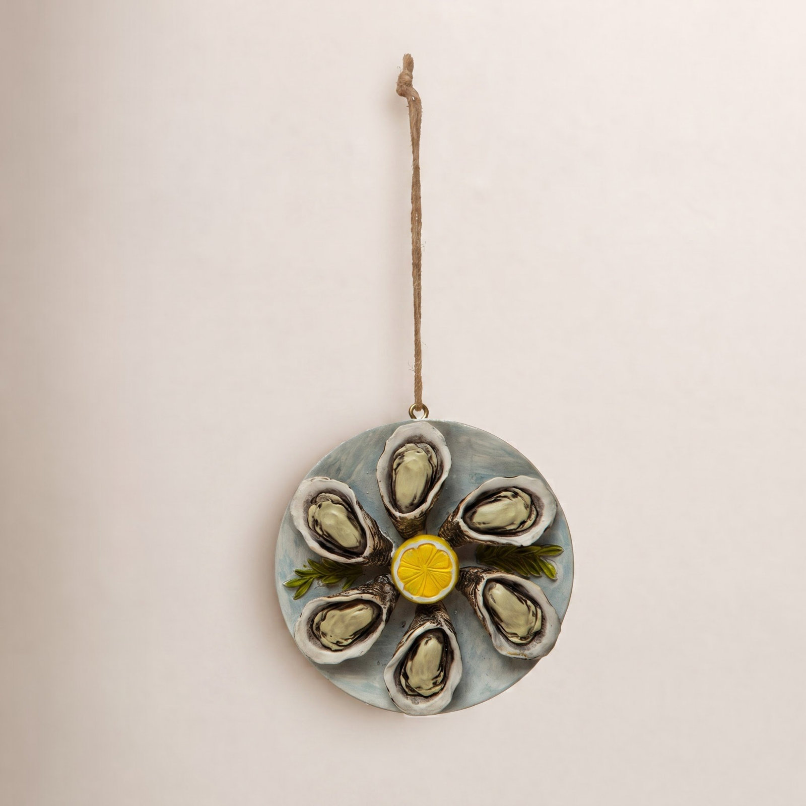 Oysters on Half Shells Holiday Decor