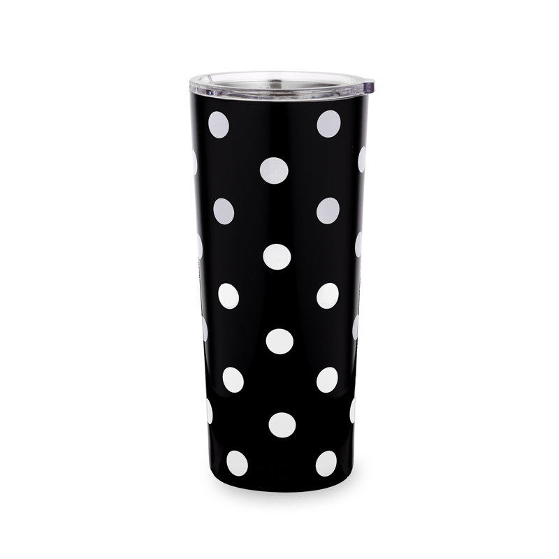 24 oz. Stainless Steel Tumbler, Picture Dot