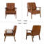Chaise avec accoudoirs rembourrée Judeth et structure en bois massif (ensemble de 2)-1752254512-1794009624