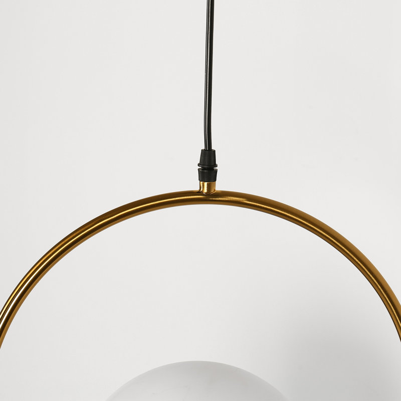 Estevanell 1 - Light Unique/Statement Round Pendant Light, Gold