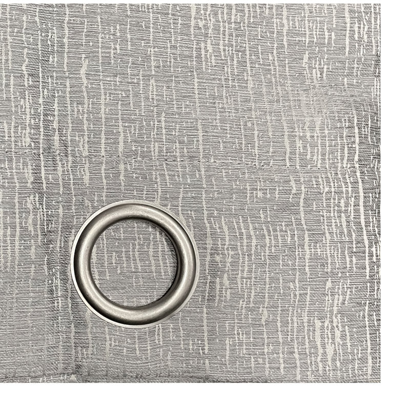 Mylaa Blackout Curtain Pair, Silver