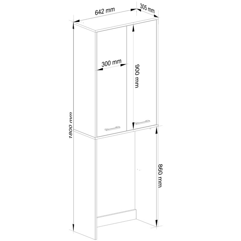 Ruidiaz Freestanding Bathroom Cabinet