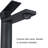 Single-Hole Single-handle Bathroom Faucet with Drain Assembly