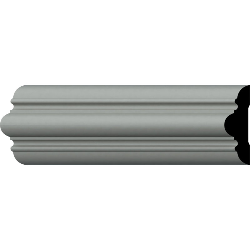 Primed White Polyurethane Crown Chair Rail Moulding Set