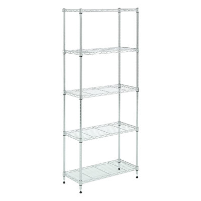Jazmia Steel Height -Adjustable Shelving Unit