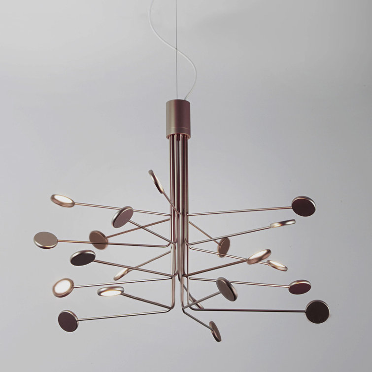 Arbor 20-Light LED Sputnik Modern Linear Chandelier