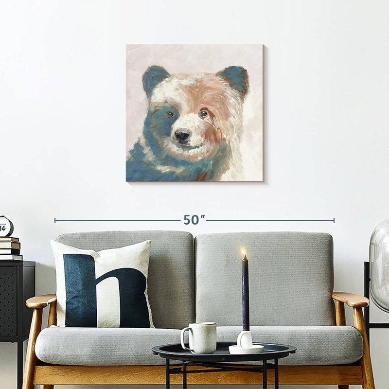 Crowle Smiley Bear Cub, 24" H x 24" W