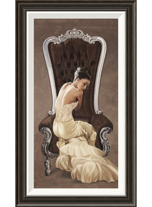 " Beautiful Queen I " Oil Print, 36" H x 18" W, Unframed/Canvas, No Mat
