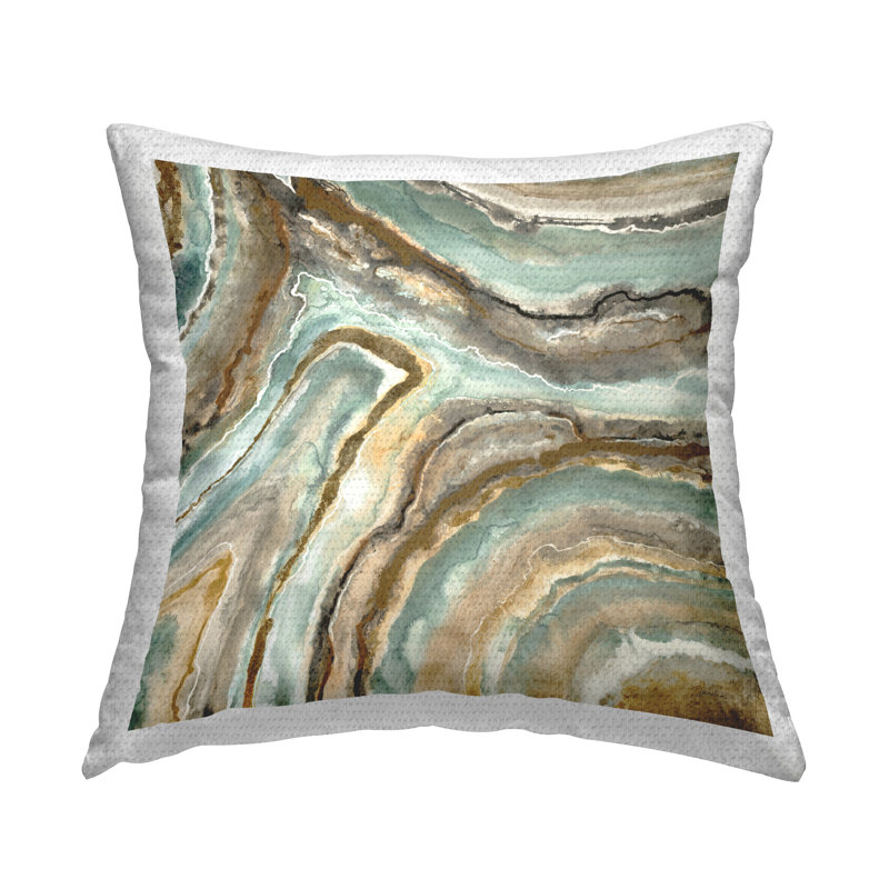Abstract Outdoor Throw Pillow