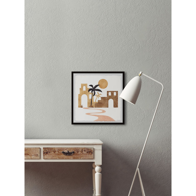 Stone Arch Castles 1 Piece Single Picture Frame Painting, 45cm H x 45cm W x 3.81cm D