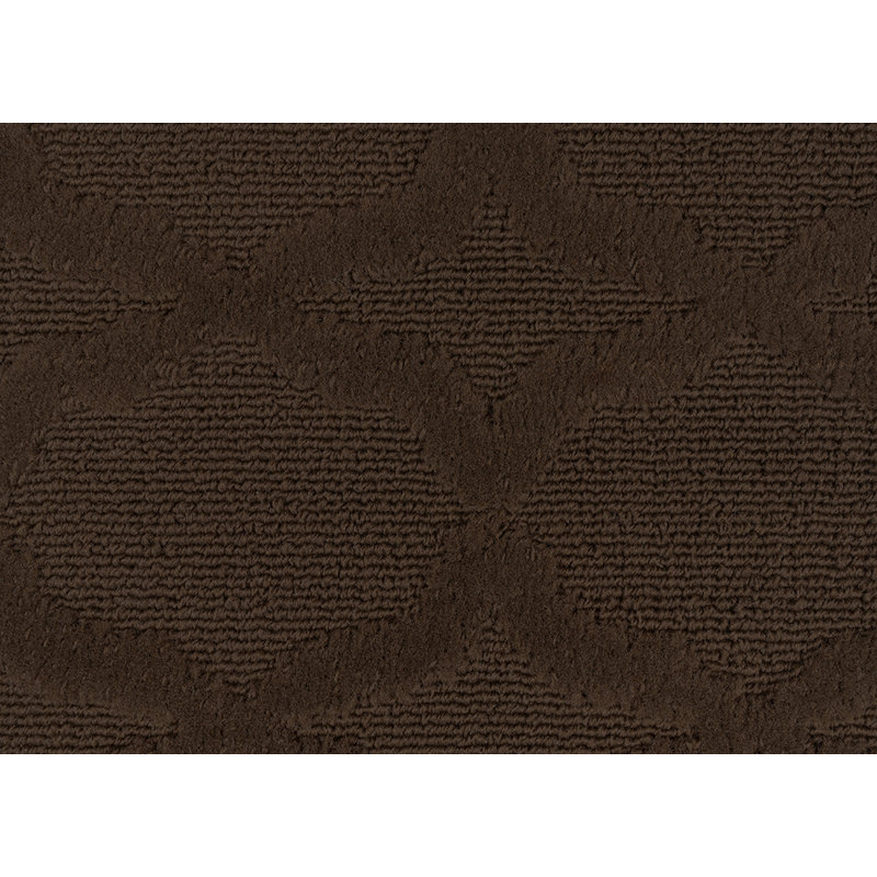 Togut Non-Slip Polypropylene Rectangle Mocha Area Rug, Rectangle 3' x 5'