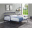 Lit de jour Classic avec cadre en métal bleu marine et lit gigogne relevable-315297706