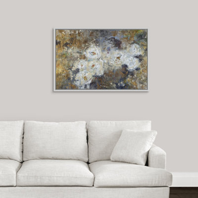 Golden Blossoms by Alexys Henry - Painting on Canvas