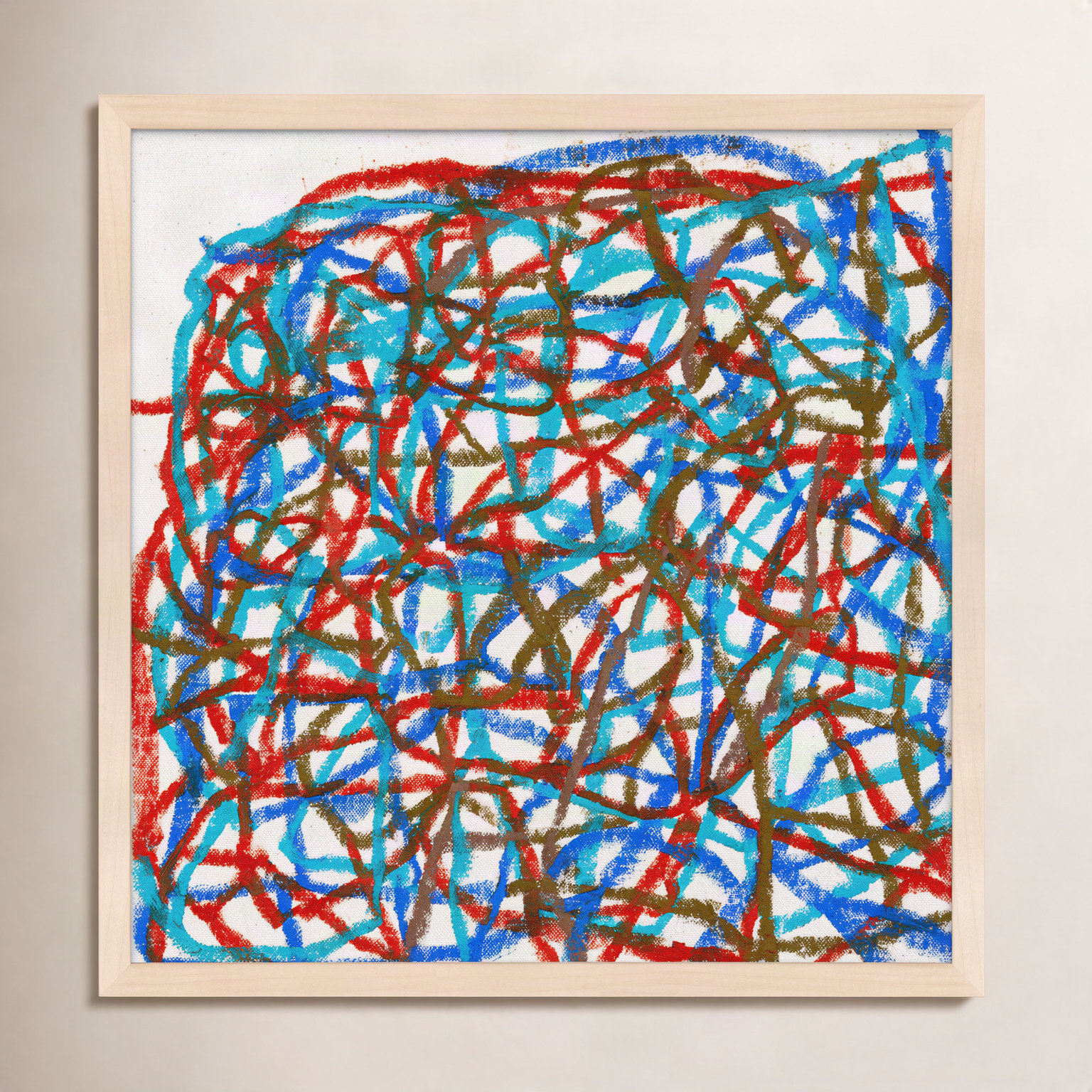 Dowlin "Expedition" Print by Stephanie Dennis, 10" H x 10" W  x 1.25" D, Maple