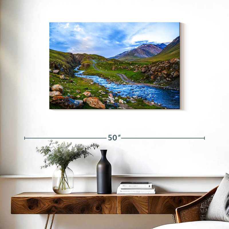 Alvord Mountain River Stream, 24" H x 36" W