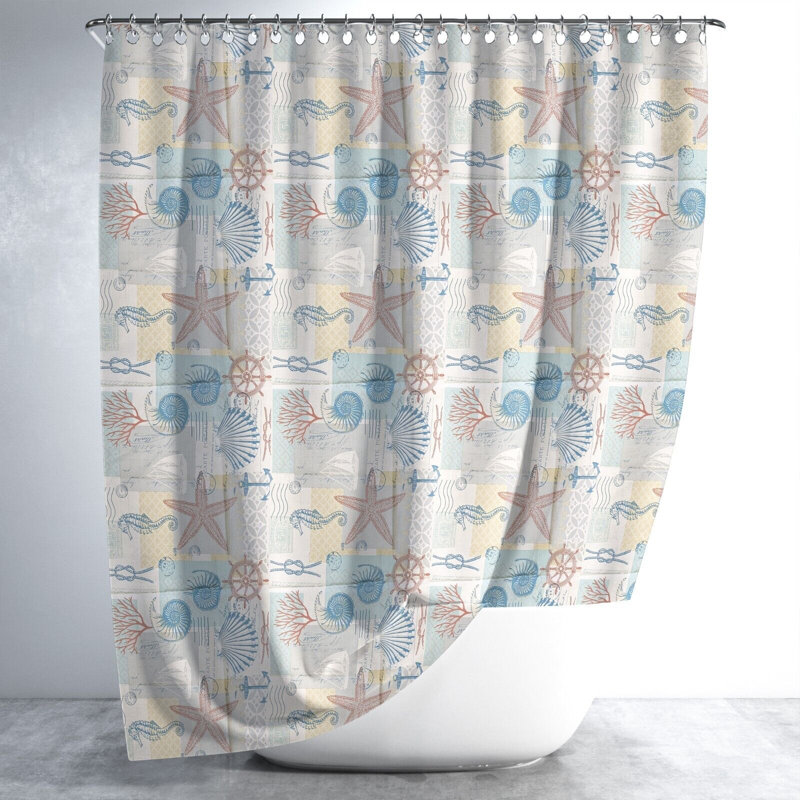 Aicha Polyester Shower Curtain