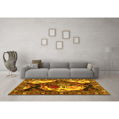 Tapis traditionnels jaunes 1186