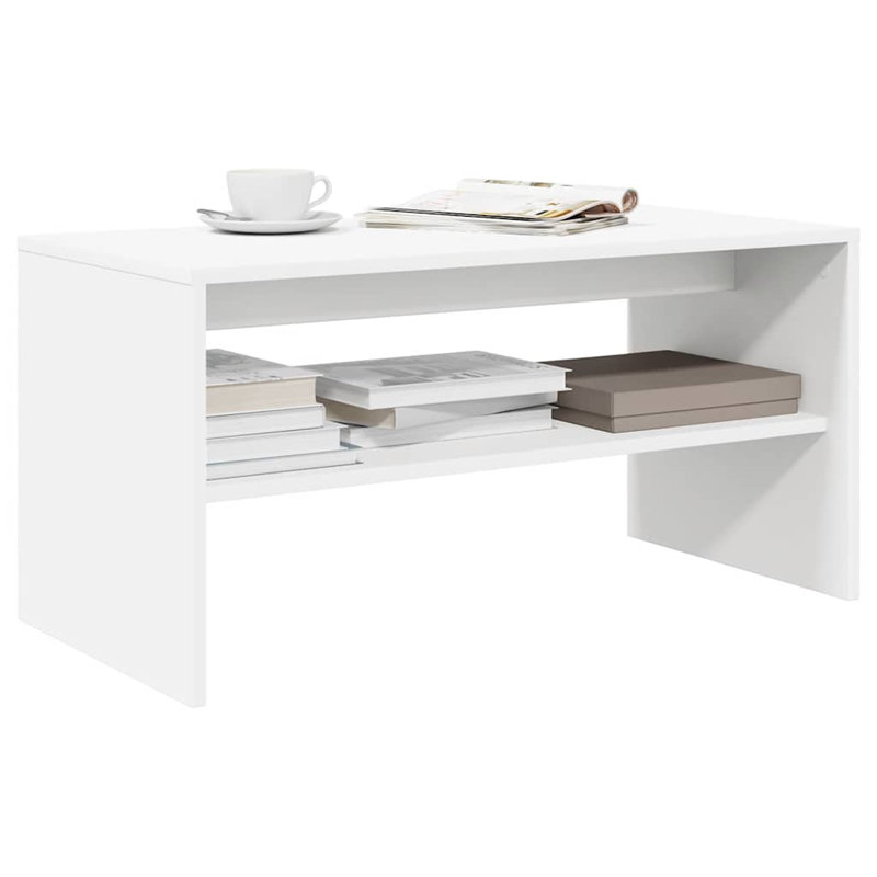 Shalo Unfinished TV Stand, White, 60cm