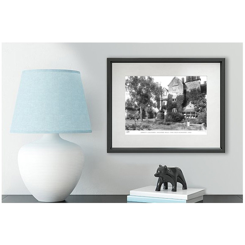 Abbots Salford, Salford Hall (the Old Nunnery) 1901 by Francis Frith - Single Picture Frame Print, 40cm H x 50cm W x 2.3cm D
