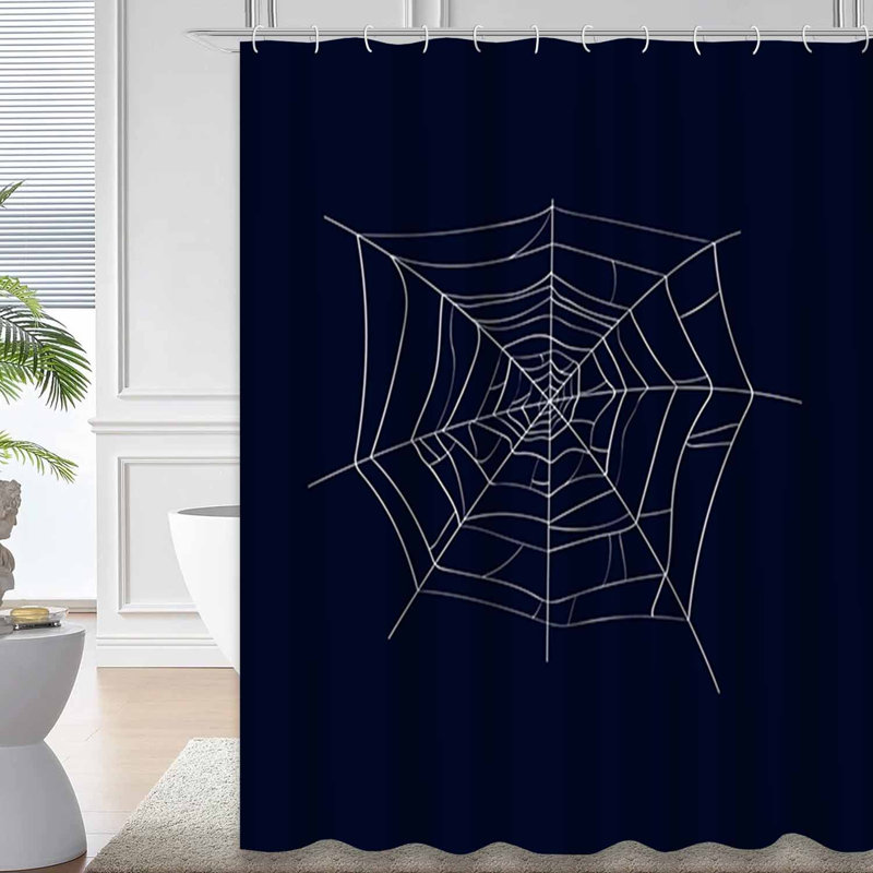 Rideau de douche transparent transparent, rideaux de douche pour la salle de bain avec 12 crochets, 72" L x 84" W