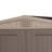 Keter Factor 6x3 ft. Durable Resin Outdoor Storage Shed With Floor and Double Doors for Garden Patio Furniture and Yard Tools, Brown
