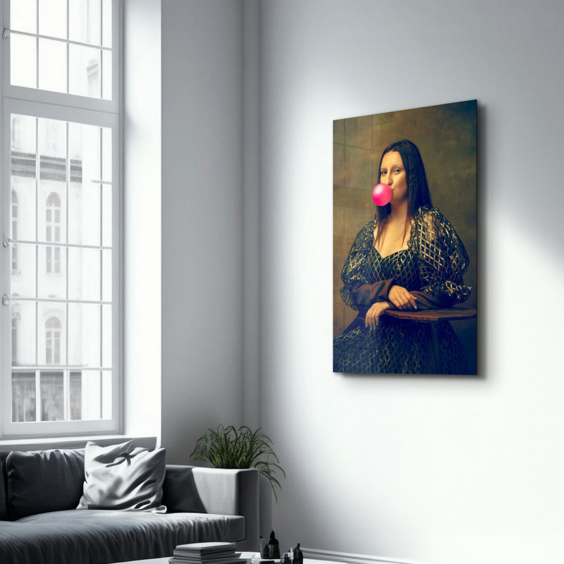 Elegant Tempered Glass Wall Art Painting, 13.8 x 21.7 inches | 100% Tempered Glass, Thickness: 0.16 inches | UV Printed for Vibrant Colors | Perfect for Home Decor, Living Room, & Office Spaces