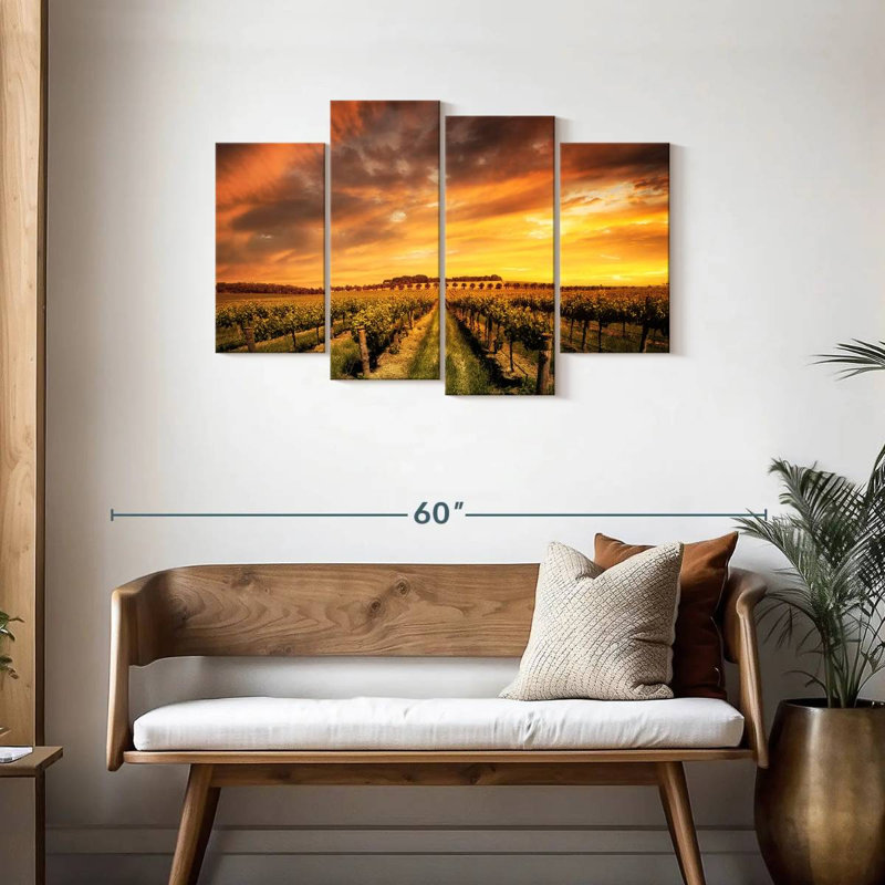 Alvord Barossa Valley Vineyard, H 27 po x l 43 po